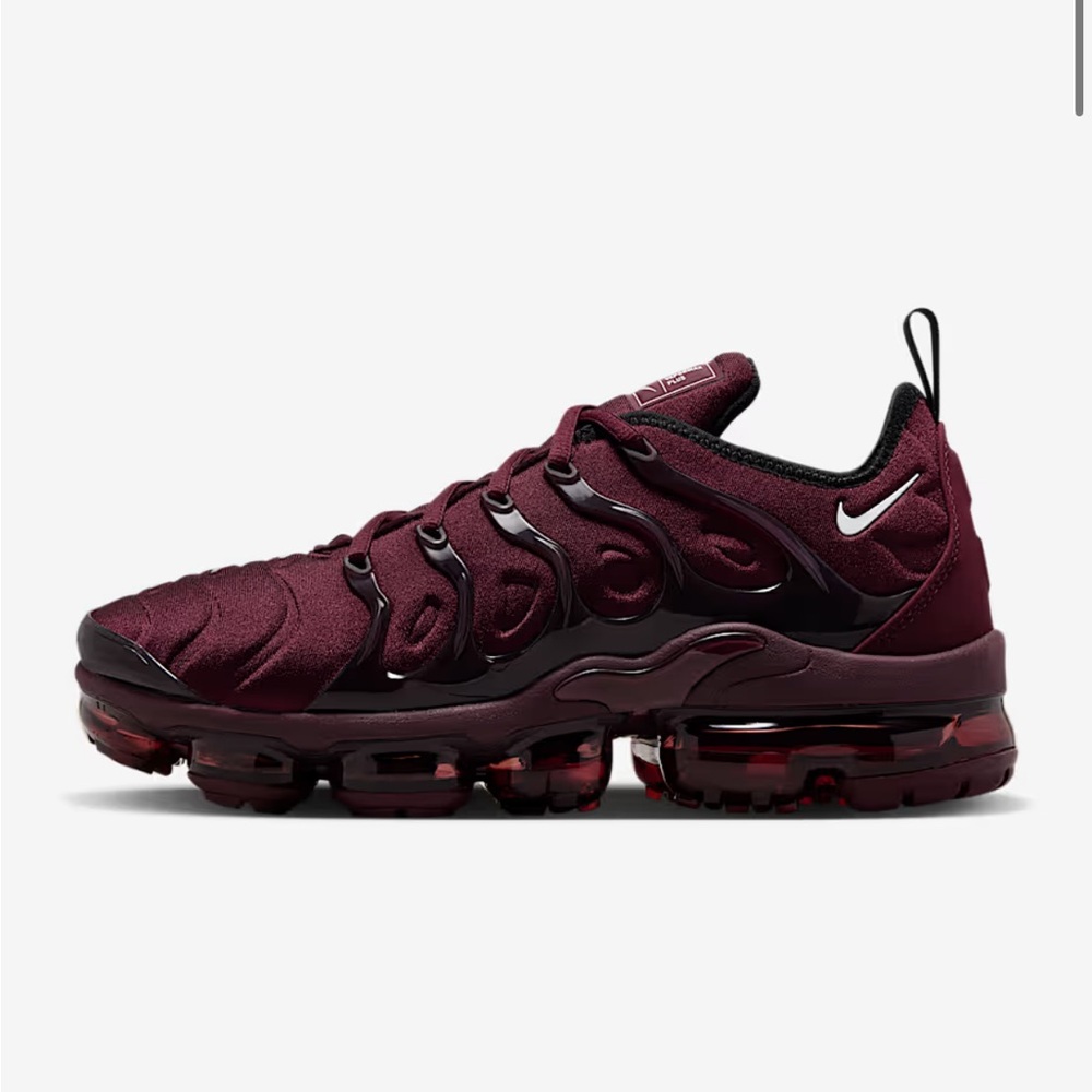 Air Nike Vapormax Plus Sneaker Night Maroon White Black Cedar 10.5